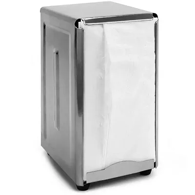 Spring-Load Stainless Steel Tall-Fold Napkin Dispenser KNAP-002