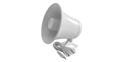5&quot; Pa Horn White Plastic Kpa5-W