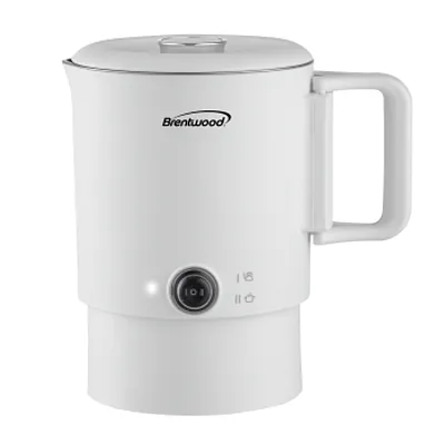 Brentwood Collapsible Stainless Steel Cordless Electric Travel Kettle Hot Pot in