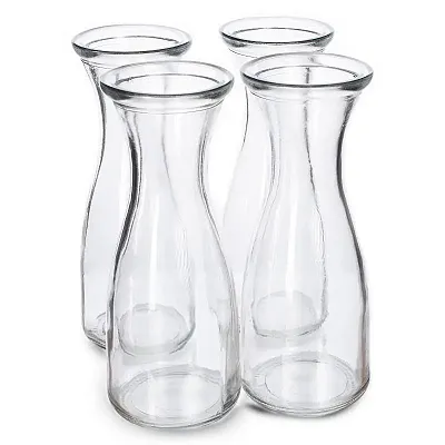 17 oz. (500mL) Glass Beverage Carafe, 4-pack KTBL-505