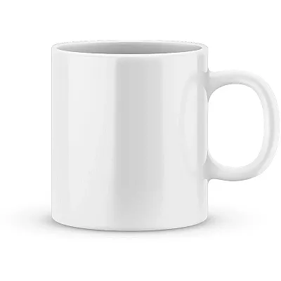 11 OZ Ceramic Sublimation Mug - white color-KTSUBMUG11