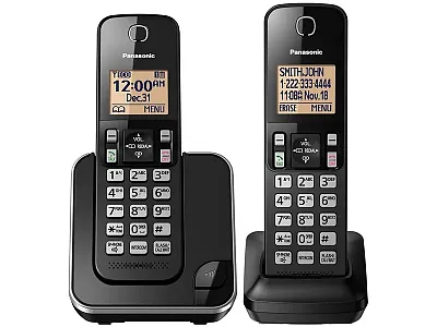Panasonic Consumer TGC352B Expandable Cordless Phone With 2 Hs
