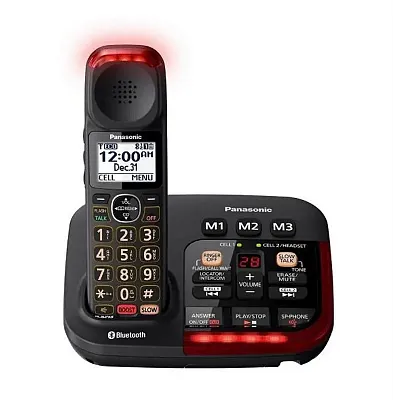 Panasonic Consumer Retail TGM430B Amplified Cordless With Blueto