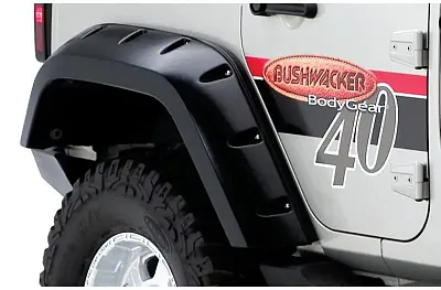 BUSHWACKER 1004402 Fndr Flr Rear 4Dr Jk 07