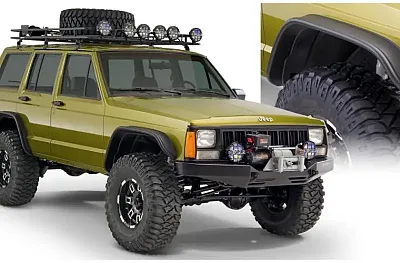 BUSHWACKER 1092207 84-01 Xj Flat Style Flare
