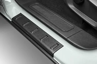 BUSHWACKER 14117 Trailarmor Rocker Panel; 4 Pc.; Bl