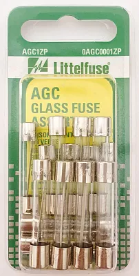 LITTELFUSE AGC1ZBP Agc Glass Fuse Assort