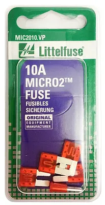 LITTELFUSE MIC2010VP Micro2 Blade 32V Ag 10A
