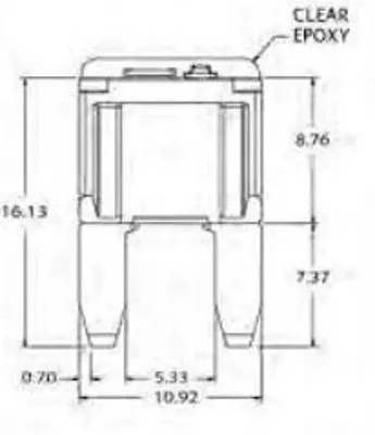 LITTELFUSE MIN3BP Mini Fuse 5 Cds/Pack 3A