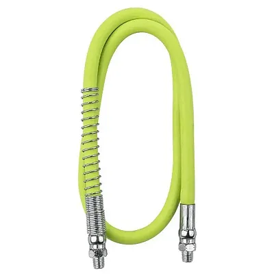 Flexzilla Grease Hose 3/16&quot; X 36&quot; 1/8&quot; Mnpt Ends Spring Guard