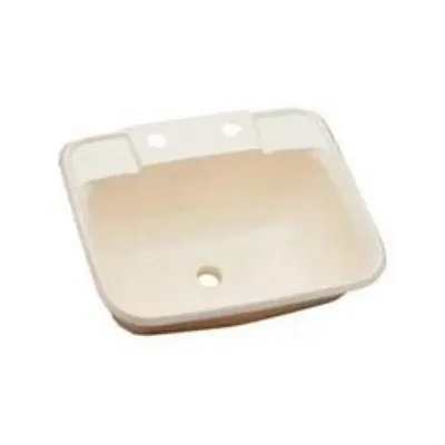 LASALLE BRIS 16186PWA 14.75 X 12.25 White Abs Lav