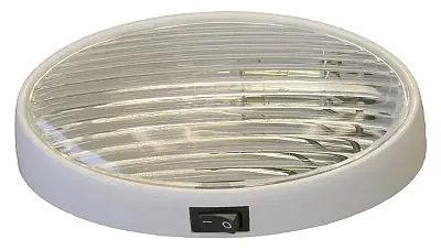 LASALLE BRIS GSAM4032 Oval Porch W/Switch/Amber & Clear L