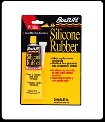 LIFE INDUST. 1141 Silicone 2.8 Fl. Oz. Tube White