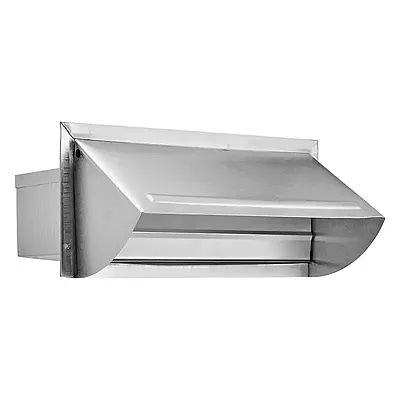Lambro 106R 3.25-In. X 10-In. Aluminum Wall Cap