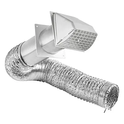 Lambro 1375W 4-In. X 8-Ft. Ul 2158A Transition Duct Vent Kit