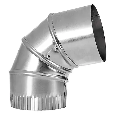 Lambro 2310 4-In. 90Deg Aluminum Adjustable Elbow