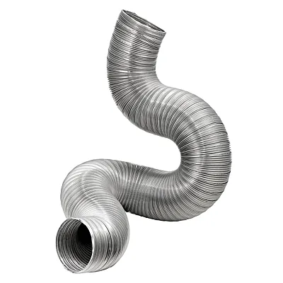 Lambro 310Dl 8-Ft. Flexible Aluminum Semi-Rigid Double-Lock Air Duct (8 In. Diam