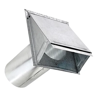 Lambro 3460Gms-11 6-In. 26-Gauge Galvanized Steel Wall Exhaust Hood Bath Fan Ven