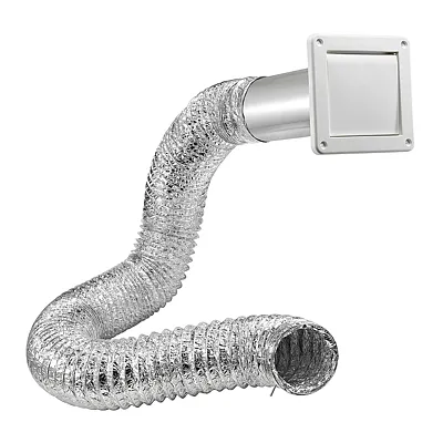 Lambro 481Ul 4-In. Bath Fan Exhaust Through-The-Wall Vent Kit With Single Flap V