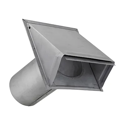 Lambro Ec-3460G-11-Pg 6-In., 26-Gauge Paint-Grade Steel Wall Exhaust Hood Vent W