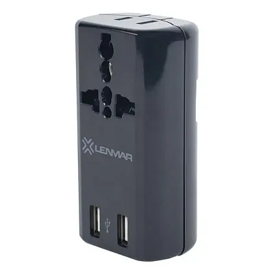 Ac150Usbk Ultra-Compact All-In-One Travel Adapter With Usb Port (Black)