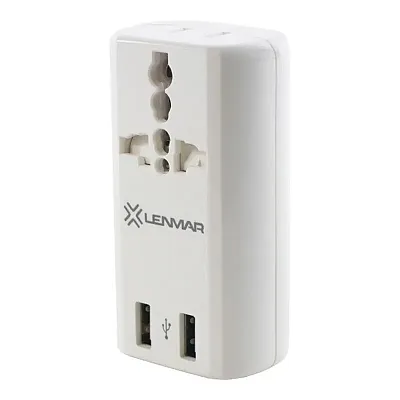 Ac150Usbw Ultra-Compact All-In-One Travel Adapter With Usb Port (White)