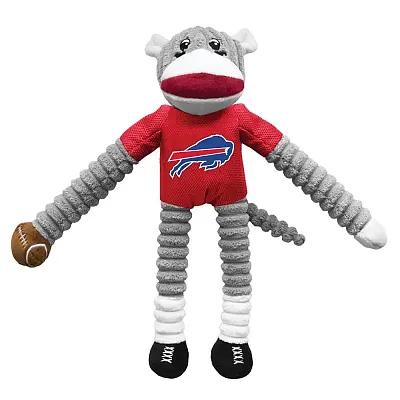 Little Earth Productions Buffalo Bills Sock Monkey Pet Toy