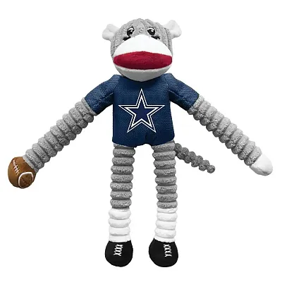 Little Earth Productions Dallas Cowboys Sock Monkey Pet Toy