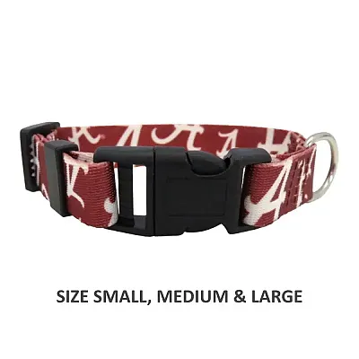 Little Earth Productions Alabama Crimson Tide Pet Nylon Collar - Large