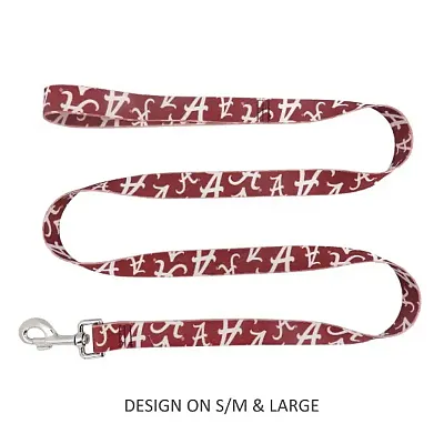 Little Earth Productions Alabama Crimson Tide Pet Nylon Leash - XS