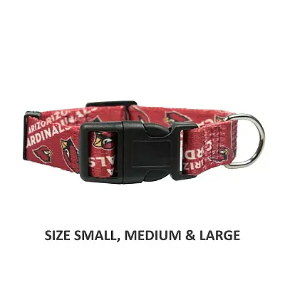 Little Earth Productions Arizona Cardinals Pet Nylon Collar - Large