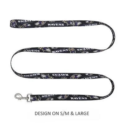 Little Earth Productions Baltimore Ravens Pet Nylon Leash - XS