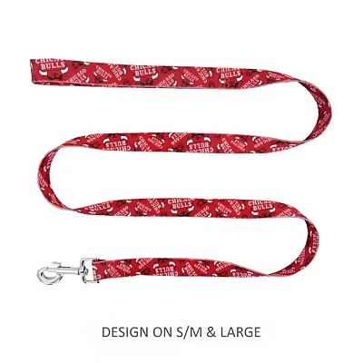 Little Earth Productions Chicago Bulls Pet Nylon Leash - S/M