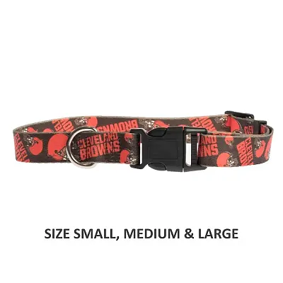 Little Earth Productions Cleveland Browns Pet Nylon Collar - Large