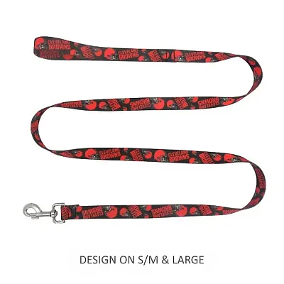 Little Earth Productions Cleveland Browns Pet Nylon Leash - XS