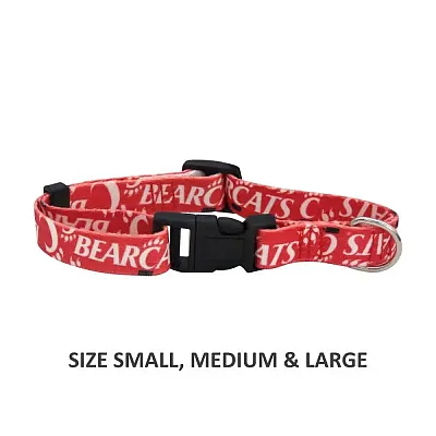 Little Earth Productions Cincinnati Bearcats Pet Nylon Collar - Large