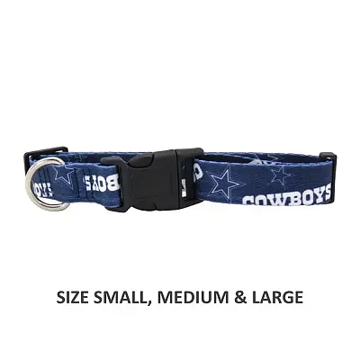 Little Earth Productions Dallas Cowboys Pet Nylon Collar - Small