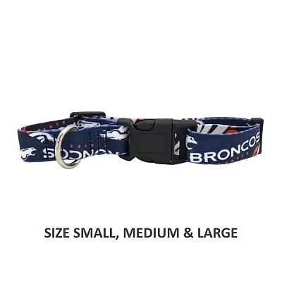 Little Earth Productions Denver Broncos Pet Nylon Collar - XS