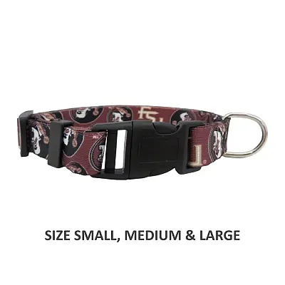 Little Earth Productions Florida State Seminoles Pet Nylon Collar - Large