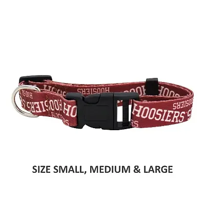 Little Earth Productions Indiana Hoosiers Pet Nylon Collar - Large