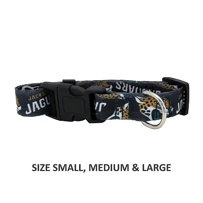 Little Earth Productions Jacksonville Jaguars Pet Nylon Collar - Large