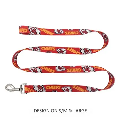 Little Earth Productions Kansas City Chiefs Pet Nylon Leash - Large