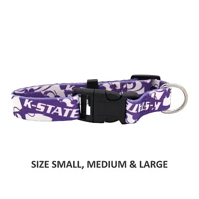 Little Earth Productions Kansas State Wildcats Pet Nylon Collar - Large