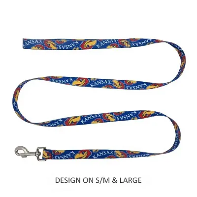 Little Earth Productions Kansas Jayhawks Pet Nylon Leash - Large