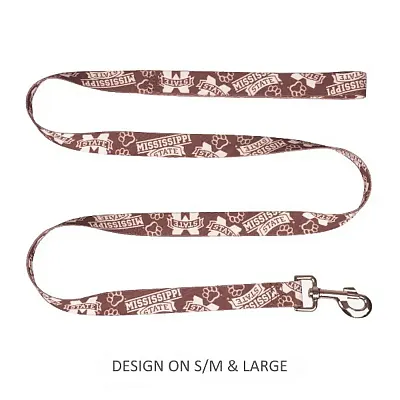 Little Earth Productions Mississippi State Bulldogs Pet Nylon Leash - XS