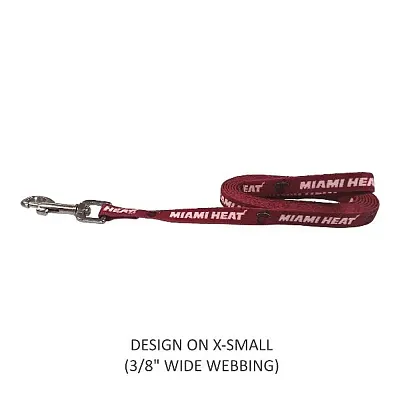 Little Earth Productions Miami Heat Pet Nylon Leash - XS
