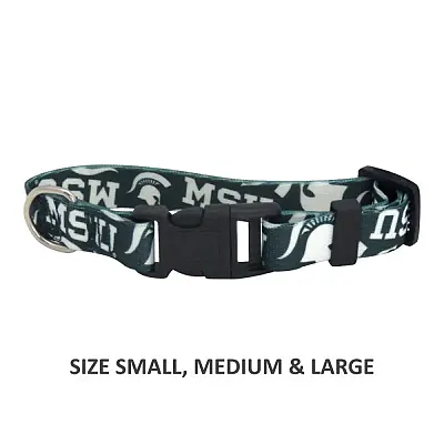 Little Earth Productions Michigan State Spartans Pet Nylon Collar - Large