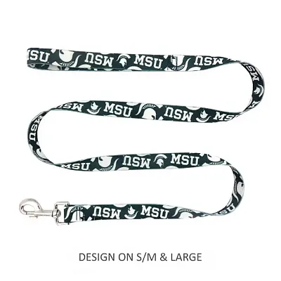 Little Earth Productions Michigan State Spartans Pet Nylon Leash - S/M