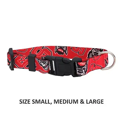 Little Earth Productions NC State Wolfpack Pet Nylon Collar - Medium