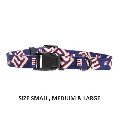 Little Earth Productions New York Giants Pet Nylon Collar - Large